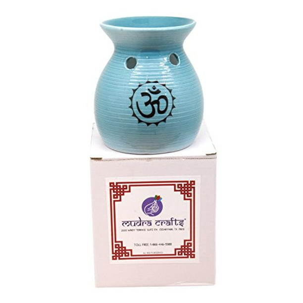 Essential Oil Mudra Crafts Oil Burner Fragrance Melt Candle Warmer Black Buddha Statue Decor for Scented Wax
